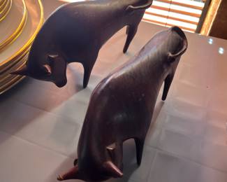 Wooden Bulls