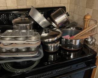Lots of pots and pans
