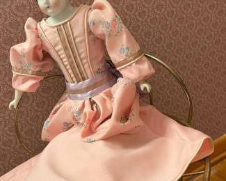 51 Vintage German Porcelain Frozen Charlotte Dollmin