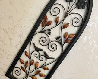51 French Country Metal Flora Wall Panelmin