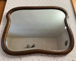51 Vintage Overmantle Mirrormin