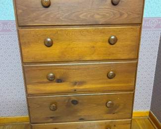 51 Shaker 5Drawer Small Highboymin