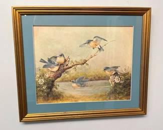 51 Margie Morrow After A Summer Shower Bluebird Printmin