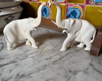 Vintage Elephant Figurine Solid