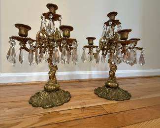 Solid Brass Spanish Candelsticks 