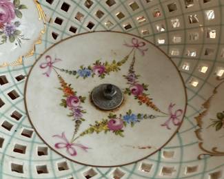  Dresden German Porcelain Centerpiece Compote 