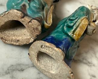 Authentic Antique Mudman CHINA Clay Figure
