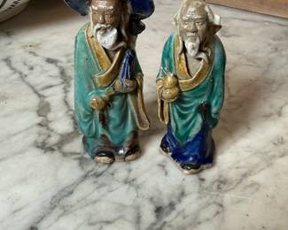 Authentic Antique Mudman CHINA Clay Figure
