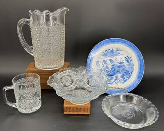 Lot - 42
Antique & Vintage Tableware - PYREX, EAPG, Crystal