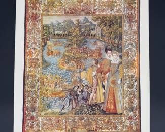 Lot - 75
Vintage Photochrom Francesco Quesnel Tapestry Art Print 561