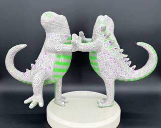 Lot - 23
Original S/N 1987 Art Sculpture "Lizard Dance" LE 2/10 by Ann Hanson