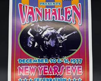 Lot - 28
Vintage 1999 Dennis Loren Van Halen Poster