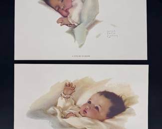 Lot - 15
NOS Vintage Bessie Pease Gutmann Lithos - Awakening & A Little Bit of Heaven