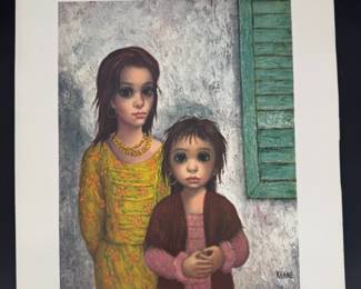 Lot - 48
Vintage Margaret Keane The Gypsies Litho Art Print - Big Eyes