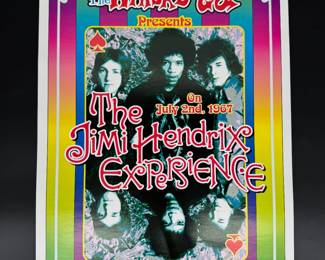 Lot - 27
Vintage 1999 Dennis Loren Jimi Hendrix Poster