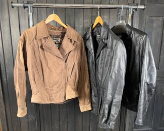 Lot - 69
Vintage Womens Black & Brown Leather Jackets - Wilsons