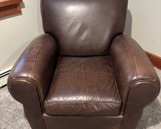 Pottery Barn leather chair