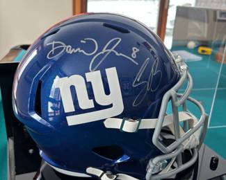 Saquon Barkley signed helmut, JSA authenticated