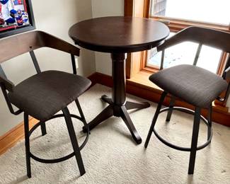 3 piece hightop bistro set, 35" height, 30" diameter