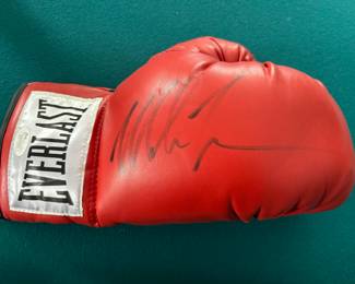 Signed Mike Tyson boxing gloves JSA authenticated signature