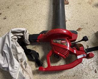 Toro leaf blower with bag, electric