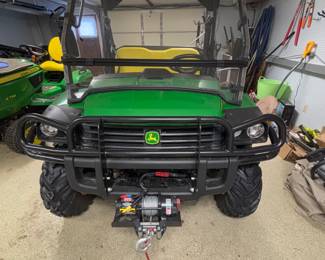 John Deere Gator, 825i model, gas with 257 miles on it, 4 wheel drive. 4 years old & regularly maintained. Original instructions manual included. Cash or certified check only, no personal checks will be accepted.