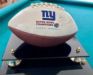 Eli Manning signed ball