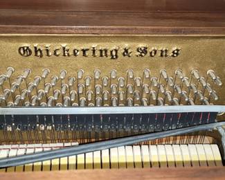 Chickering upright player piano