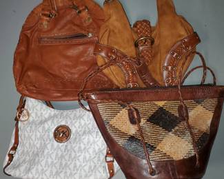 Purses by Coach, Dooney & Bourke, Michael Kors, Jessica McClintock, Sasha, Pritzi, Cole Hann