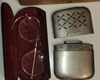 JC Higgins hand warmer & old glasses