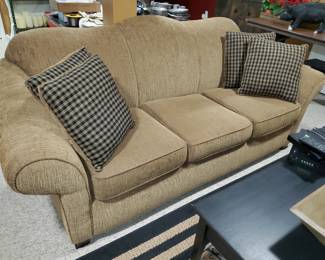 One of a pair of couches