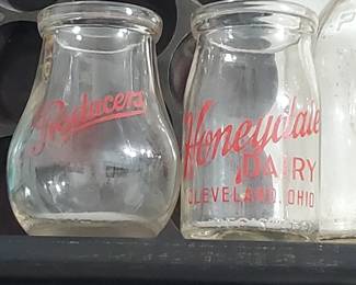 Honeydale Dairy Cleveland Milk Bottle