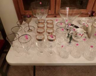 Elegant glass ware