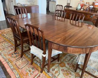 photo of table without the center section - 99" l.  like this