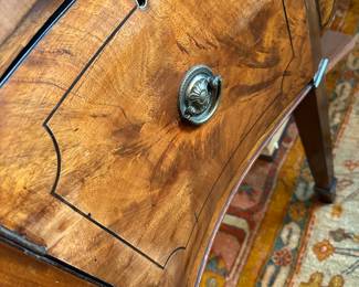 close up of the side board detailing