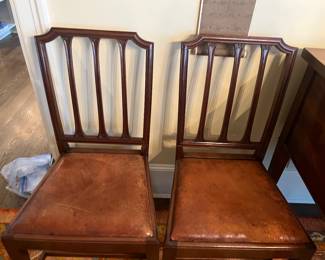 closer view of two of the chairs