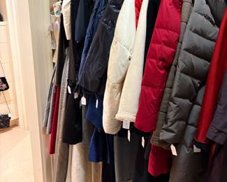 Men's and Women's clothing for sale.  Women's sizes petite to medium, men's size large