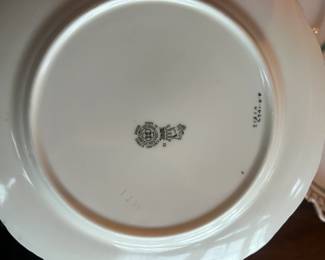 back of the Royal Doulton plates