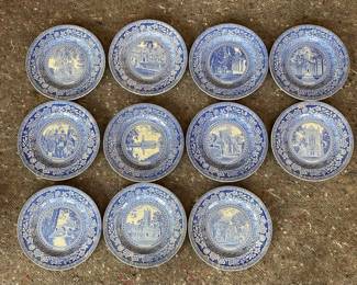 $330.  Set of 11 Princeton plates   Available for online purchase which opens Wednesday at 7pm.  See sale description to learn how to buy online. 