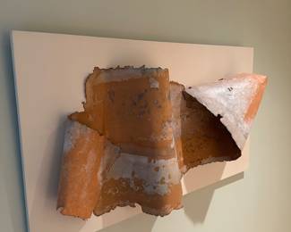 $400.  Paper art by Peggy Conklin '88.  46"w x 26"h. Available for online purchase which opens Wednesday at 7pm.  See sale description to learn how to buy online. 