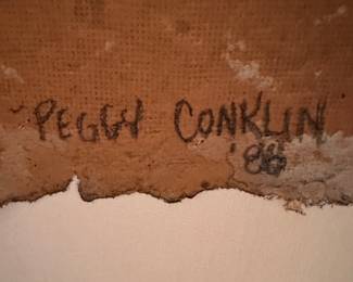 close up of signature