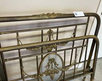 antique twin bed for sale during in-person hours