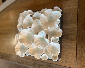 "White Garden" ceramic art piece by Jolinda Linden.  