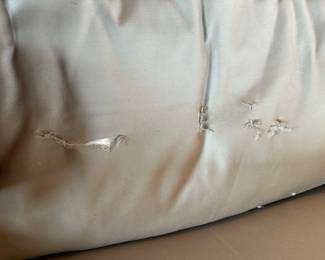 rips on cushion