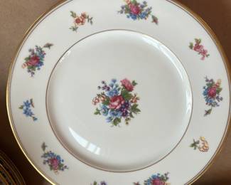 $24 Lamberton Ivory China made in America “Rose of Lamberton”  set of five salad plates