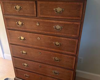 $490. Seven drawer dresser.  Henredon Folio Fore. 
 37.5"w x 19.5"d x 54"h. Available for online purchase which opens Wednesday at 7pm.  See sale description to learn how to buy online. 