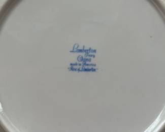 back of the plates.