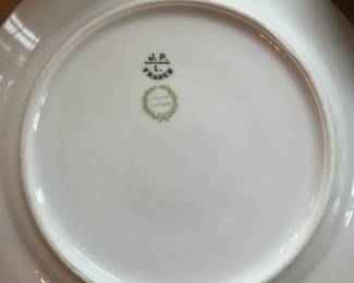 back of the Limoges set