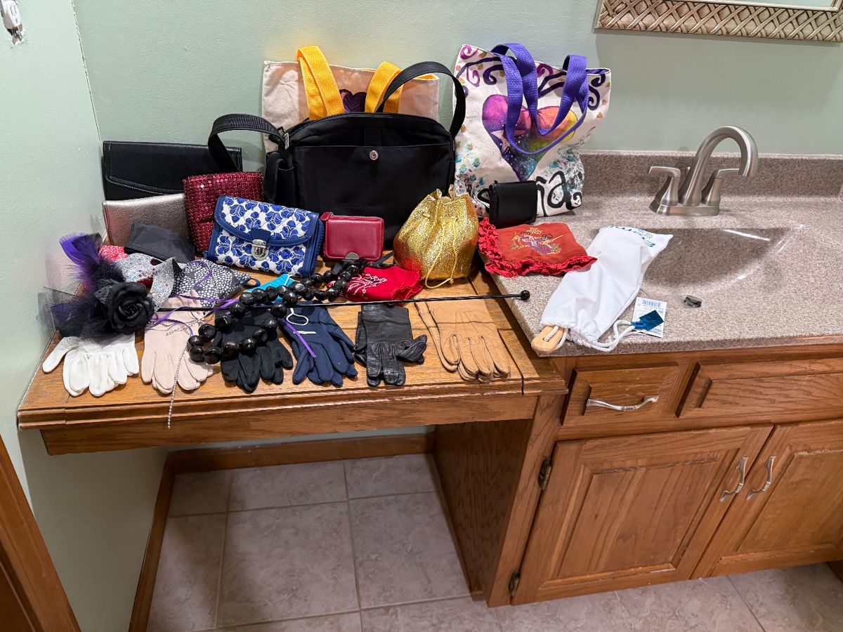 Purses and gloves