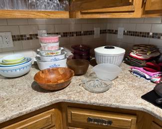 Vintage Pyrex and Corning